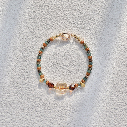 Dunhuang Color Matching Vintage Beaded Bracelet Design Sense