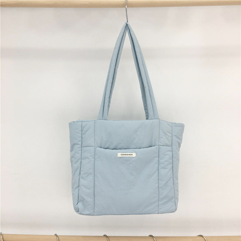Nylon Canvas Shoulder Bag