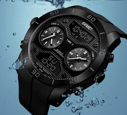Reloj electrónico deportivo para hombre, resistente al agua y al aire libre.