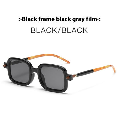 Retro Künstlerische Quadratische Sonnenbrille Damen