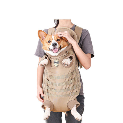 Mochila transpirable especial para perros medianos