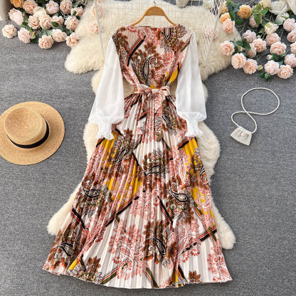 Vestidos estampados de estilo étnico de moda para mujer