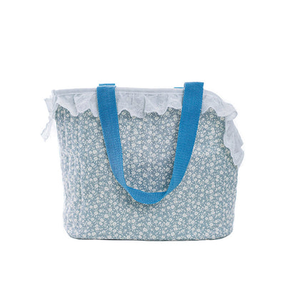 Blaue Teetasse Haustiertasche tragbar