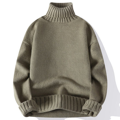 Turtleneck Sweater Men's Fashion Korean Slim Fit