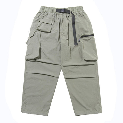 Fashion Japanese Style Workwear Casual Pants Men - BAGMODA