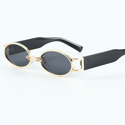 Retro-Sonnenbrille mit kleinem Rahmen für Damen