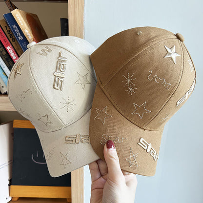 Gorra pequeña con visera para hombre, estilo casual, a prueba de sol y con aspecto de cara salvaje