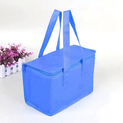 Bolsa de almuerzo portátil con aislamiento, porta bebidas, bolsas térmicas, bolsa de entrega de alimentos