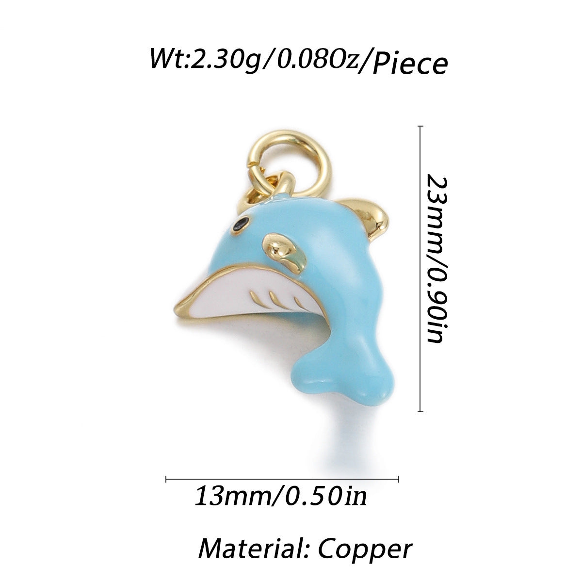 Animal Series Pendant Drop Oil Inlaid Zircon Diy Bracelet Necklace