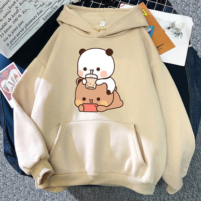 Bubu und Dudu Hoodies für Frauen Ästhetische Grafik Spaß Kawaii
