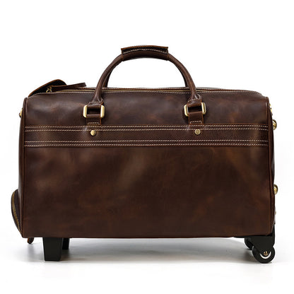 Leather Business Travel Handbag