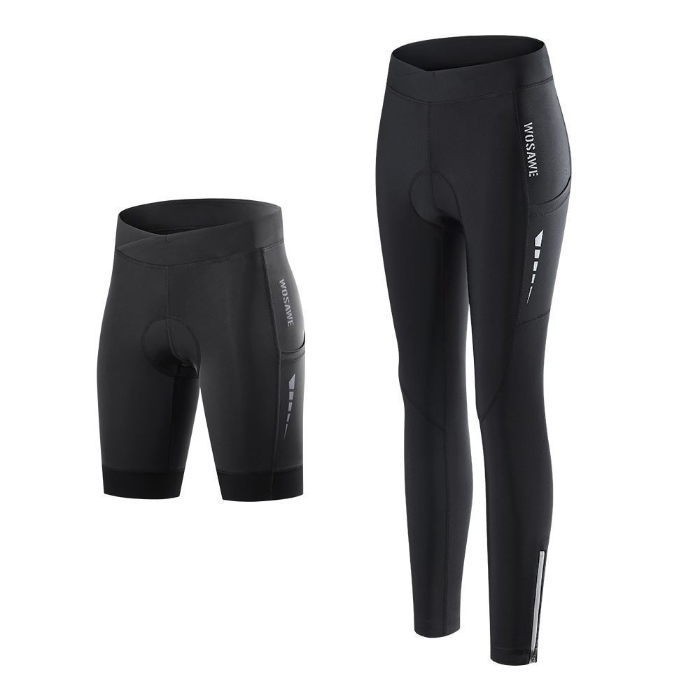 Pantalones de ciclismo con amortiguación de silicona transpirable y de secado rápido