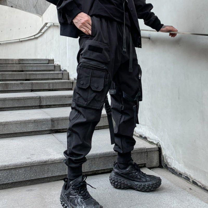 Functional Leggings Casual Pants Overalls Men - BAGMODA