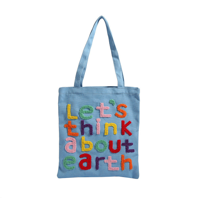 Vielseitige Canvas-Tasche mit großem Fassungsvermögen für Damen