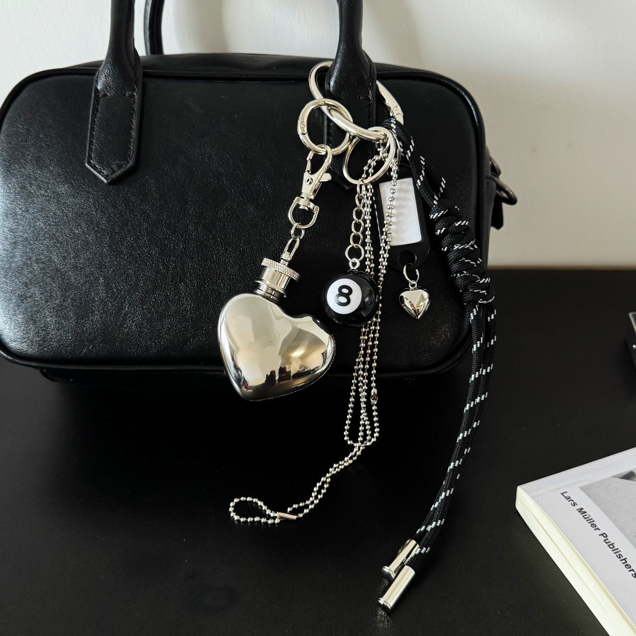 Love Wine Bottle Bag Personalized Keychain