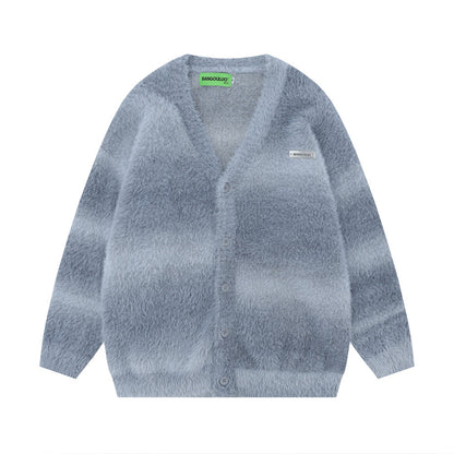 Fashionable Knitted Men's Sweater Coat
