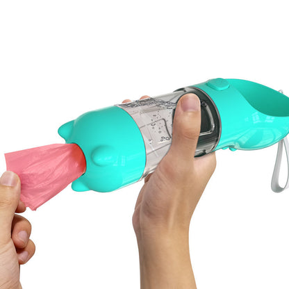 Vaso de agua multifuncional para mascotas Para llevar con el perro