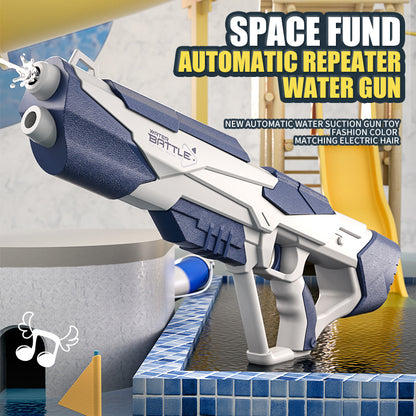 Pistola de agua eléctrica automática con absorción de agua, juguete para exteriores, playa, piscina, baño, regalo para niños.