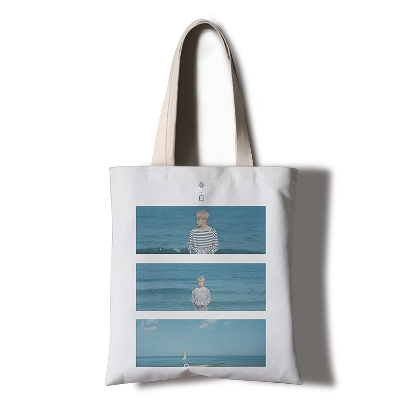 Handbag student letter art travel tutorial bag