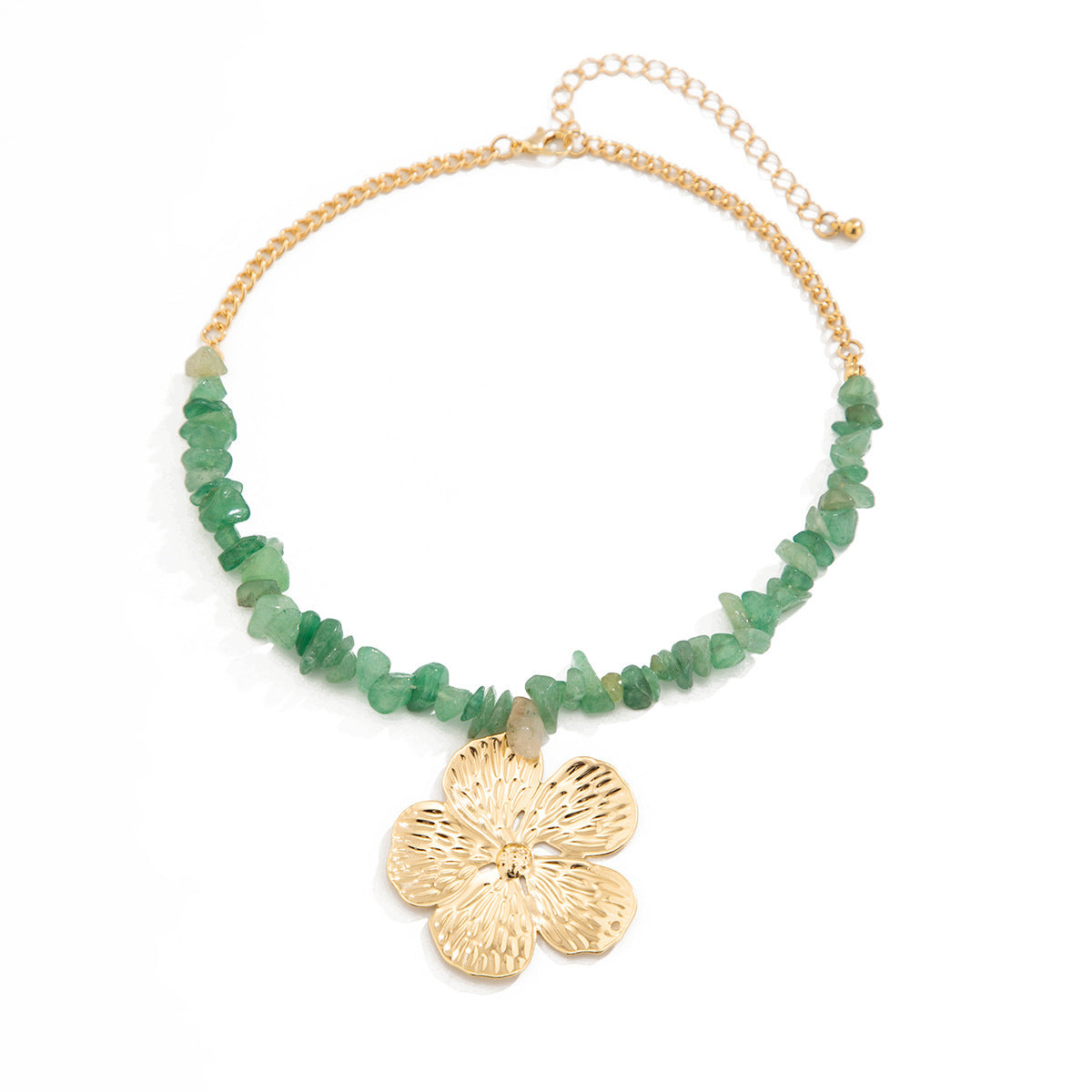 Irregular Beach Wind Gravel Clavicle Chain