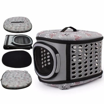 Bolsa de EVA para mascotas, bolsa portátil para exteriores, bolsa plegable para gatos