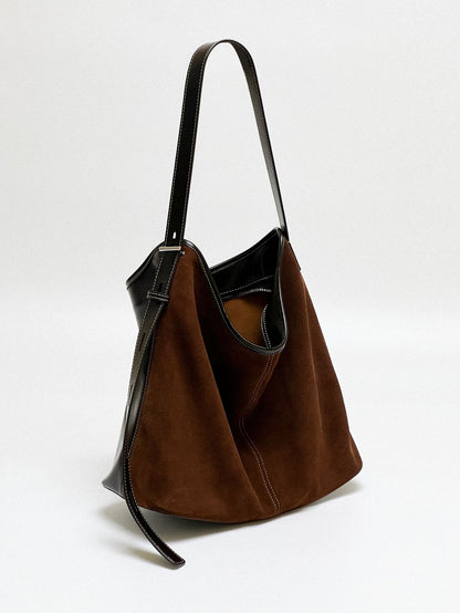 Bolso de viaje bajo el brazo de cuero mate
