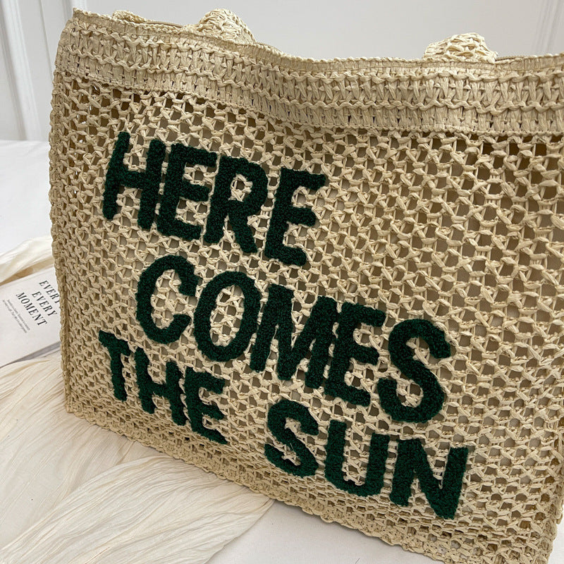 Weaving Hollow Tote Bag