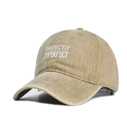Bedruckte Mütze aus gewaschener Baumwolle Old Dad Hat