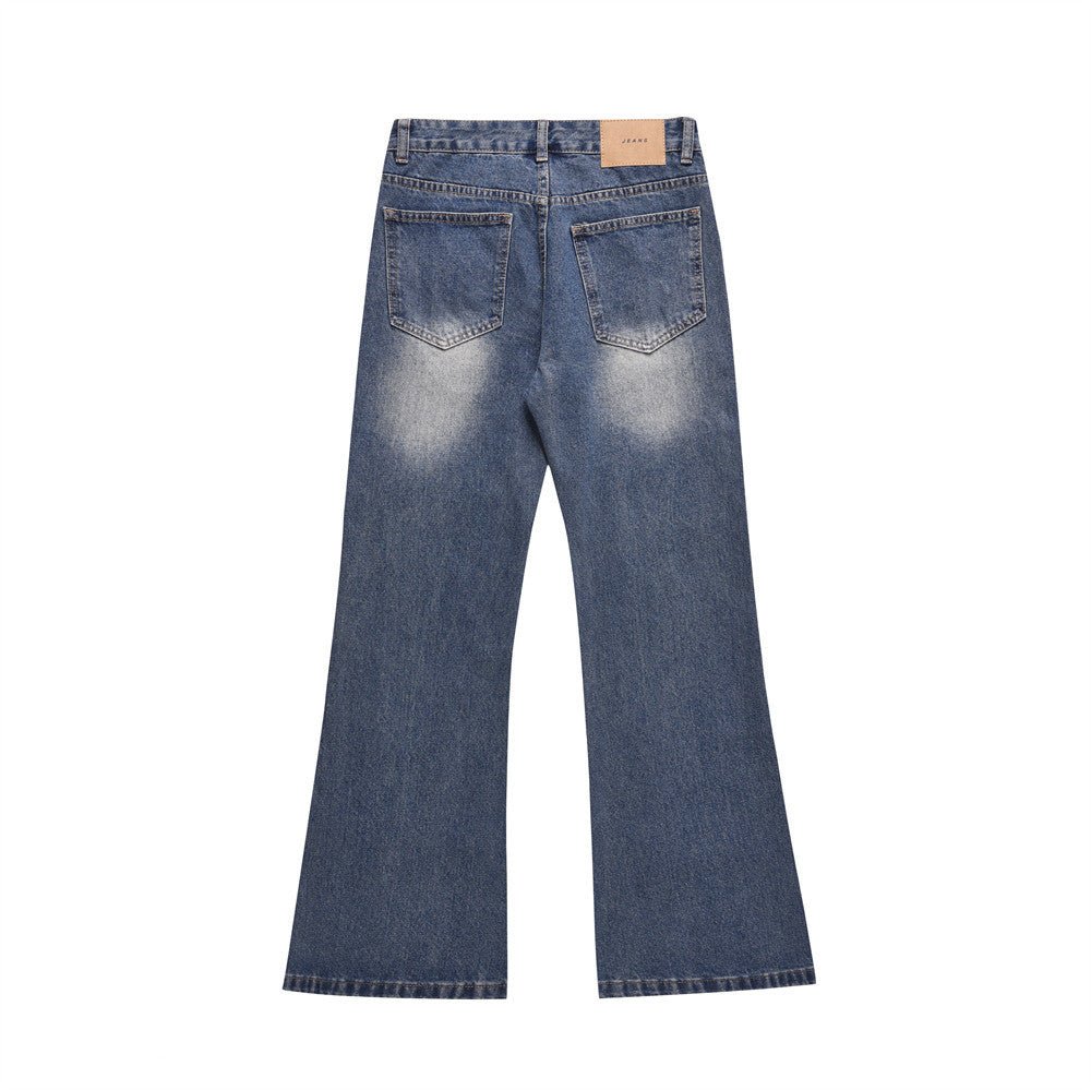 Fashion Horn Denim Pants Men - BAGMODA