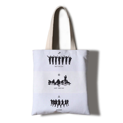 Handbag student letter art travel tutorial bag