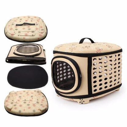 Bolsa de EVA para mascotas, bolsa portátil para exteriores, bolsa plegable para gatos