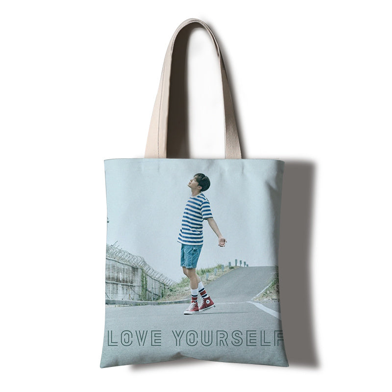 Handbag student letter art travel tutorial bag