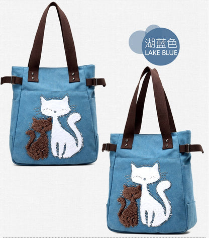 Süße Plüsch-Canvas-Tasche 