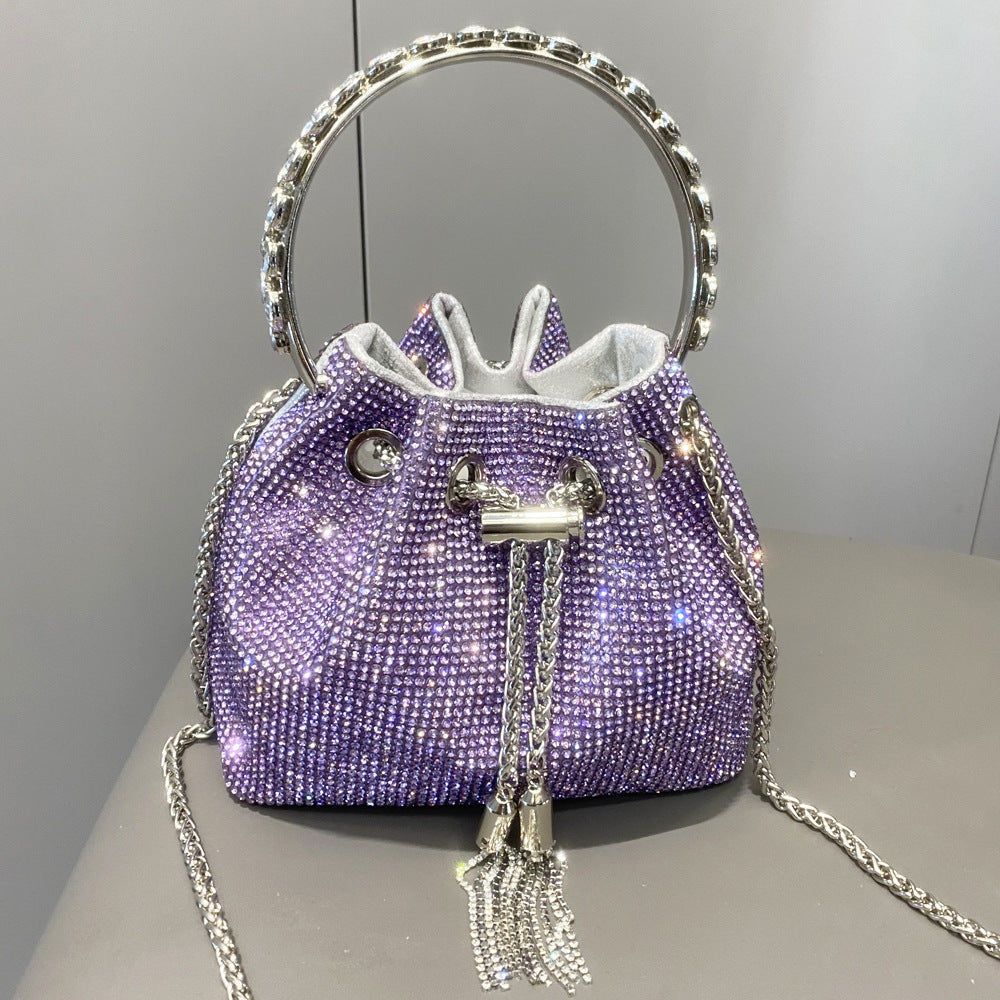 Shiny Diamond Bucket bag