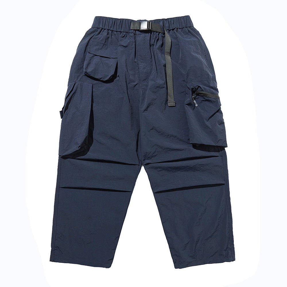Fashion Japanese Style Workwear Casual Pants Men - BAGMODA