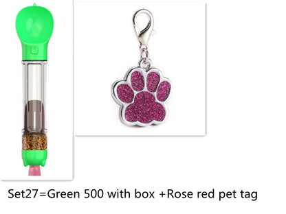 Vaso de agua multifuncional para mascotas Para llevar con el perro