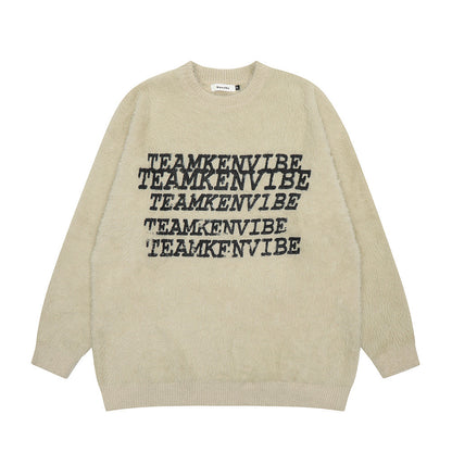 Men's Lazy Casual Crew Neck Inner Bottoming Sweater