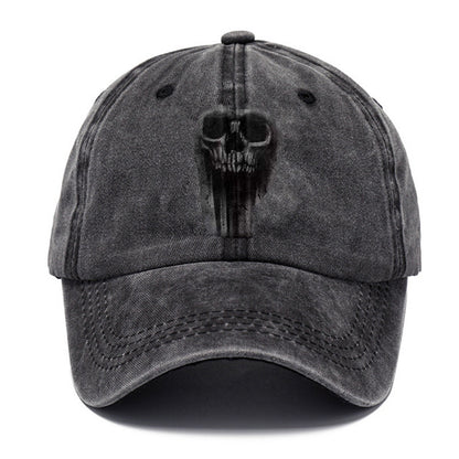 Gorra de papá vieja de algodón lavado con estampado retro para hombre