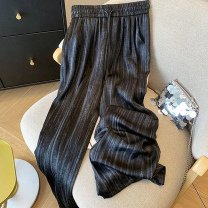 Pantalones anchos de verano para mujer