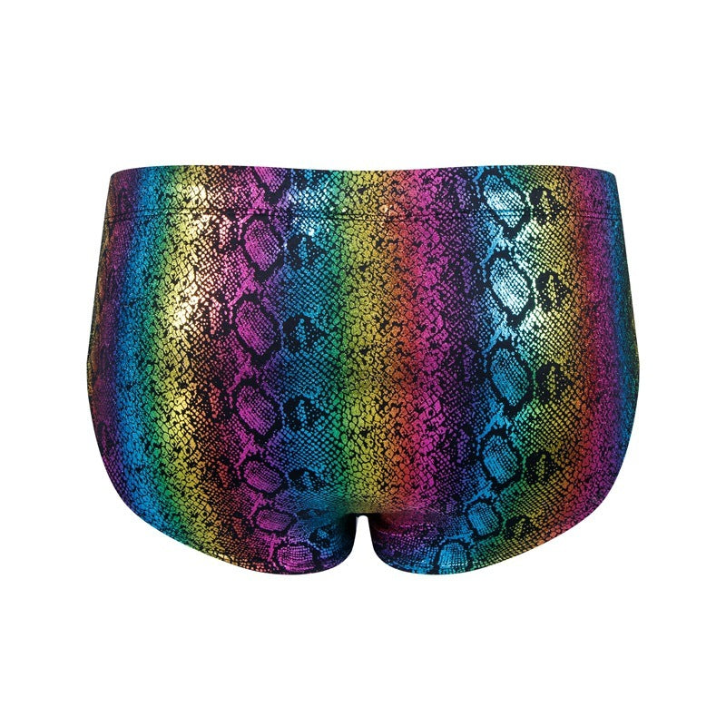 Men's Swimming Trunks Serpentine Rainbow Briefs