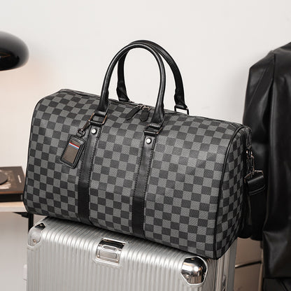 Bolsa de viaje de cuadros coreanos
