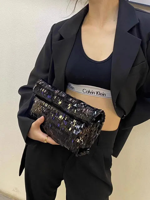 GleamEssence Silver Clutch