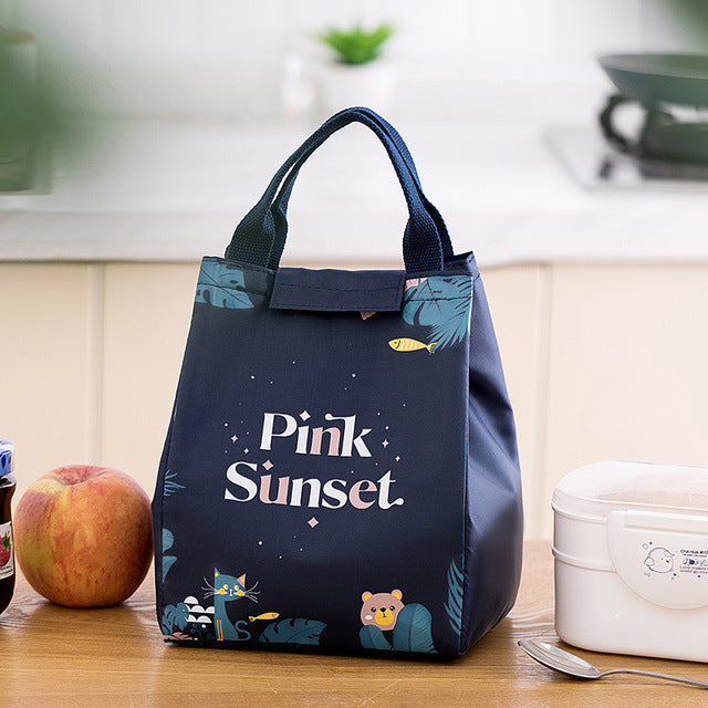 Magic Forest Insulation Bag Thickened Portable Insulation Fresh-keeping Lunch Bag
