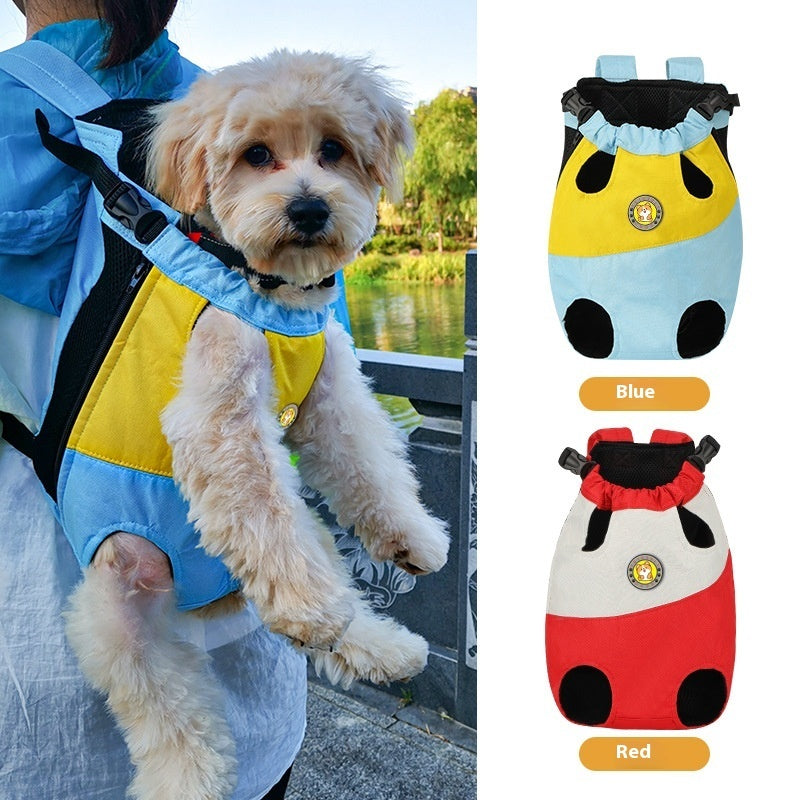 Shock Absorbing Cushion Four-legged Pet Backpack