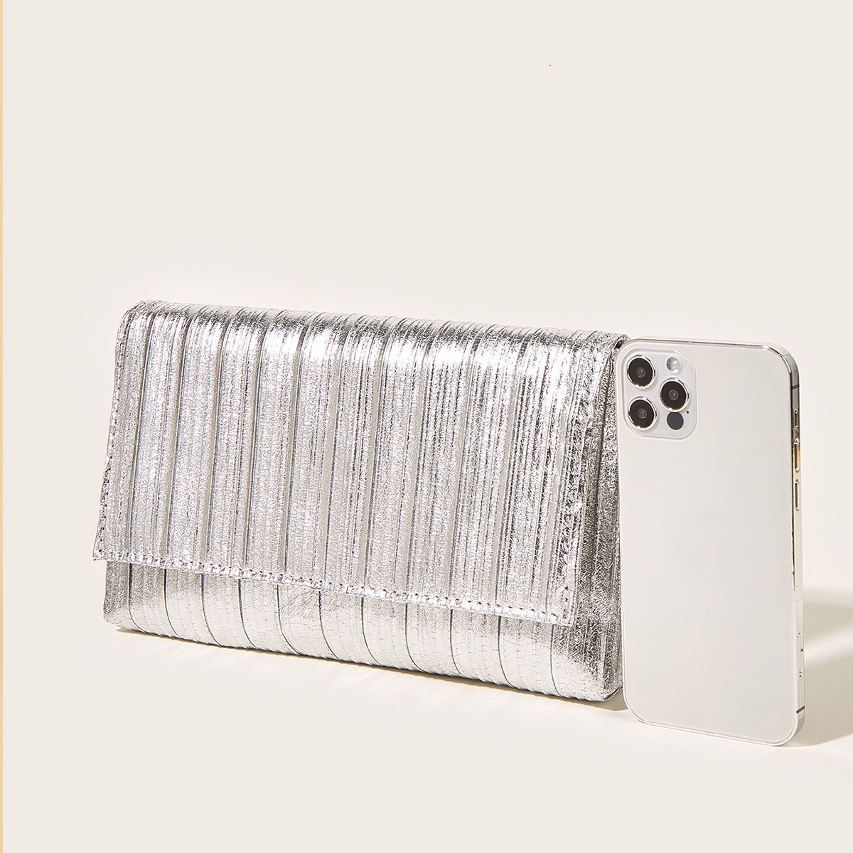Metallic Shiny Clutch