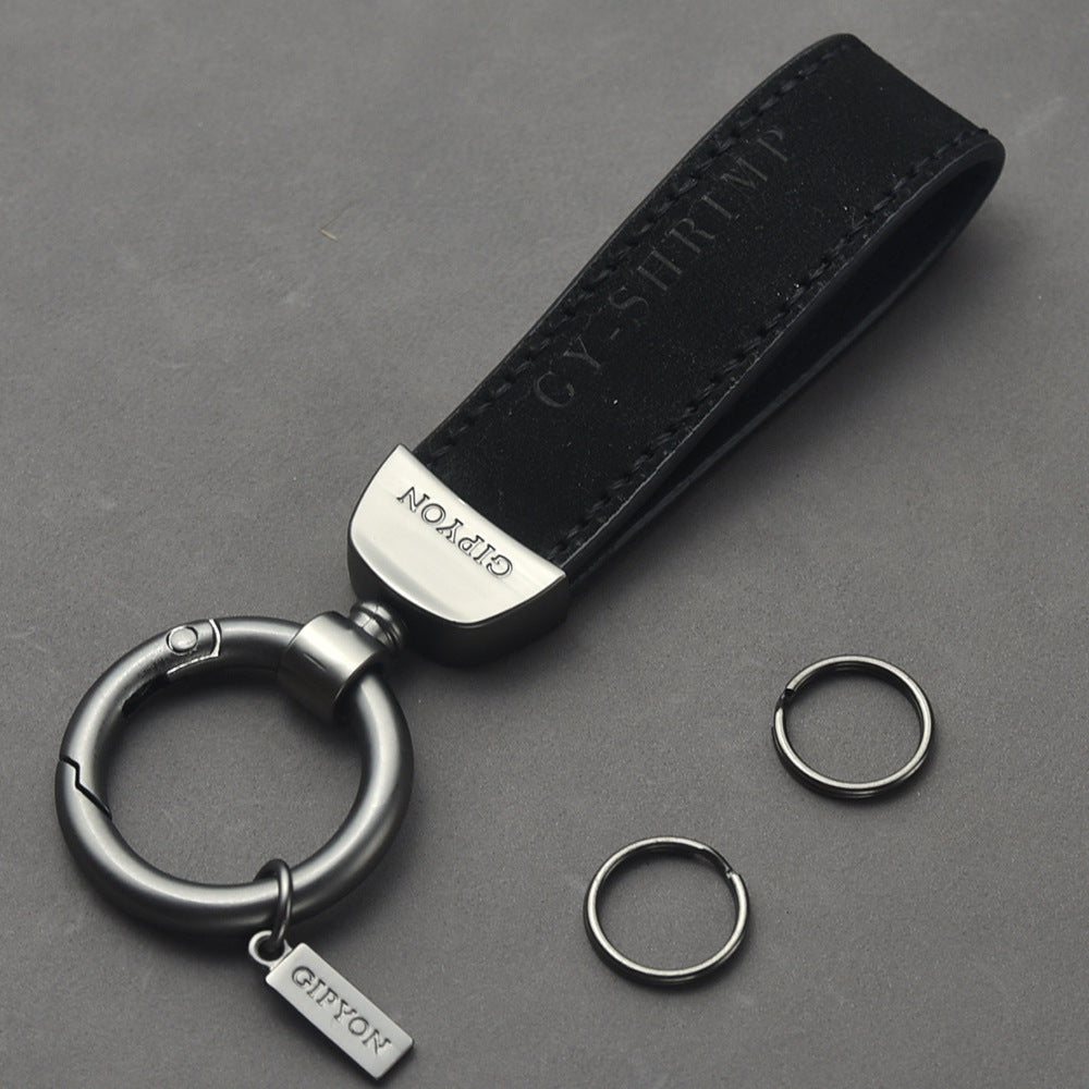 Car Key Ring Genuine Leather Pendant