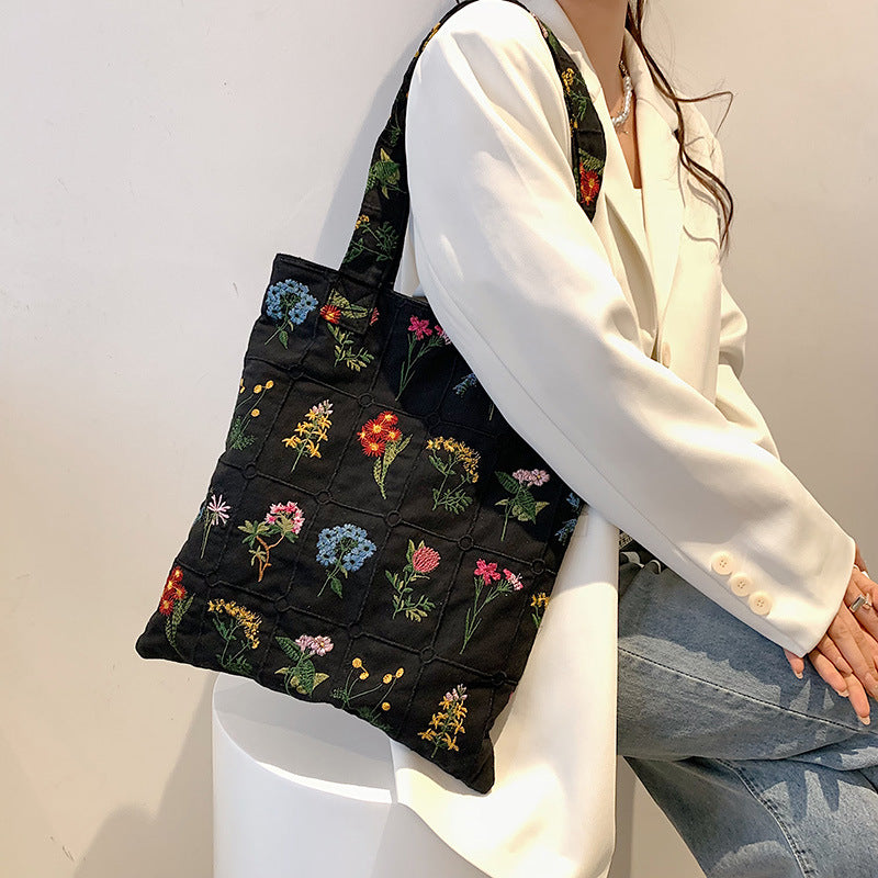 FreshVibe Vertical Canvas Bag