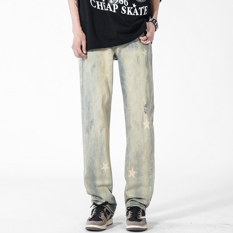 Design Straight Slimming Pants Men - BAGMODA