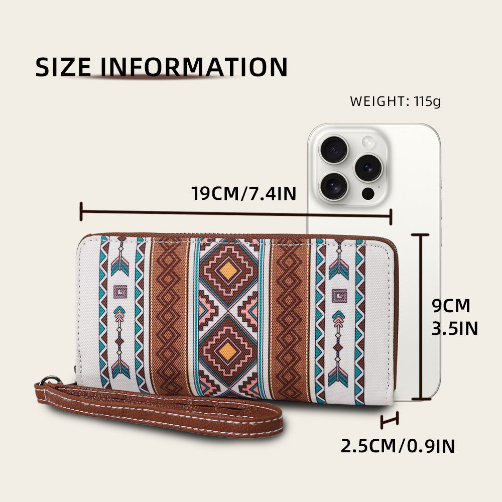 Bohemian Wind Gürtel RFID Brieftasche Retro Hohe Sinn