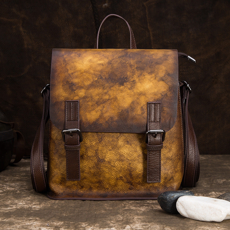 Acadion Classic Leather Backpack